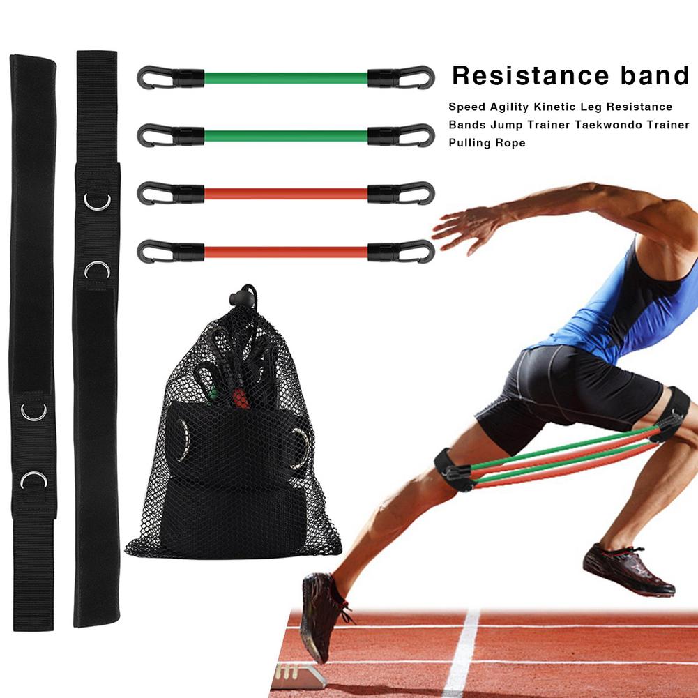 Speed Skipping Rope - Speed Agility Kinetic Leg Resistance Bands