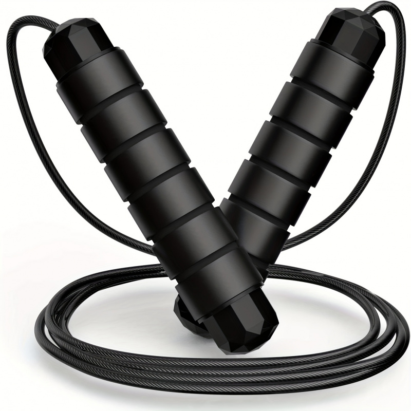 Speed Skipping Rope - One-Piece Design with Ball-Bearing Pulleys, This