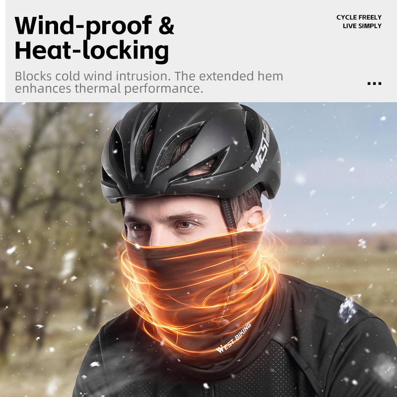 WEST BIKING Winter Neck Gaiter - Outdoor Sport Using A Bike recension och pris