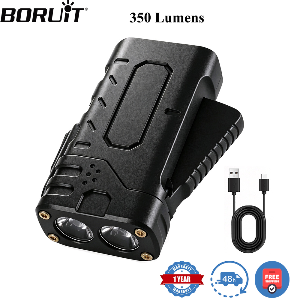 BORUIiT Hand Crank EDC LED Fla - Outdoor Sport Gear recension och pris