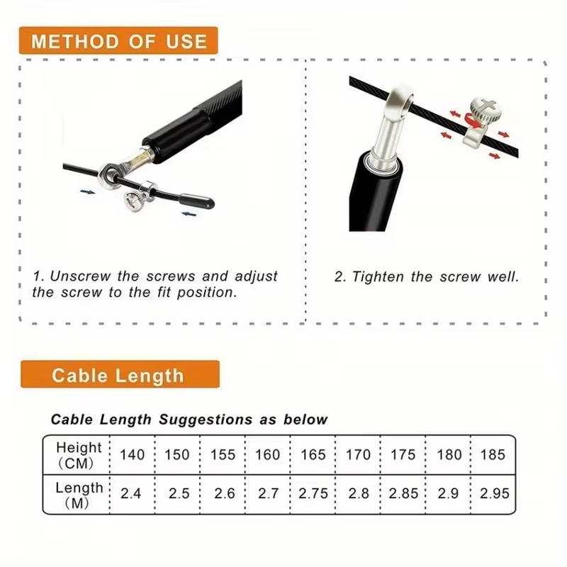 Steel Wire Skipping Rope Fitne - Speed Skipping Rope recension och pris