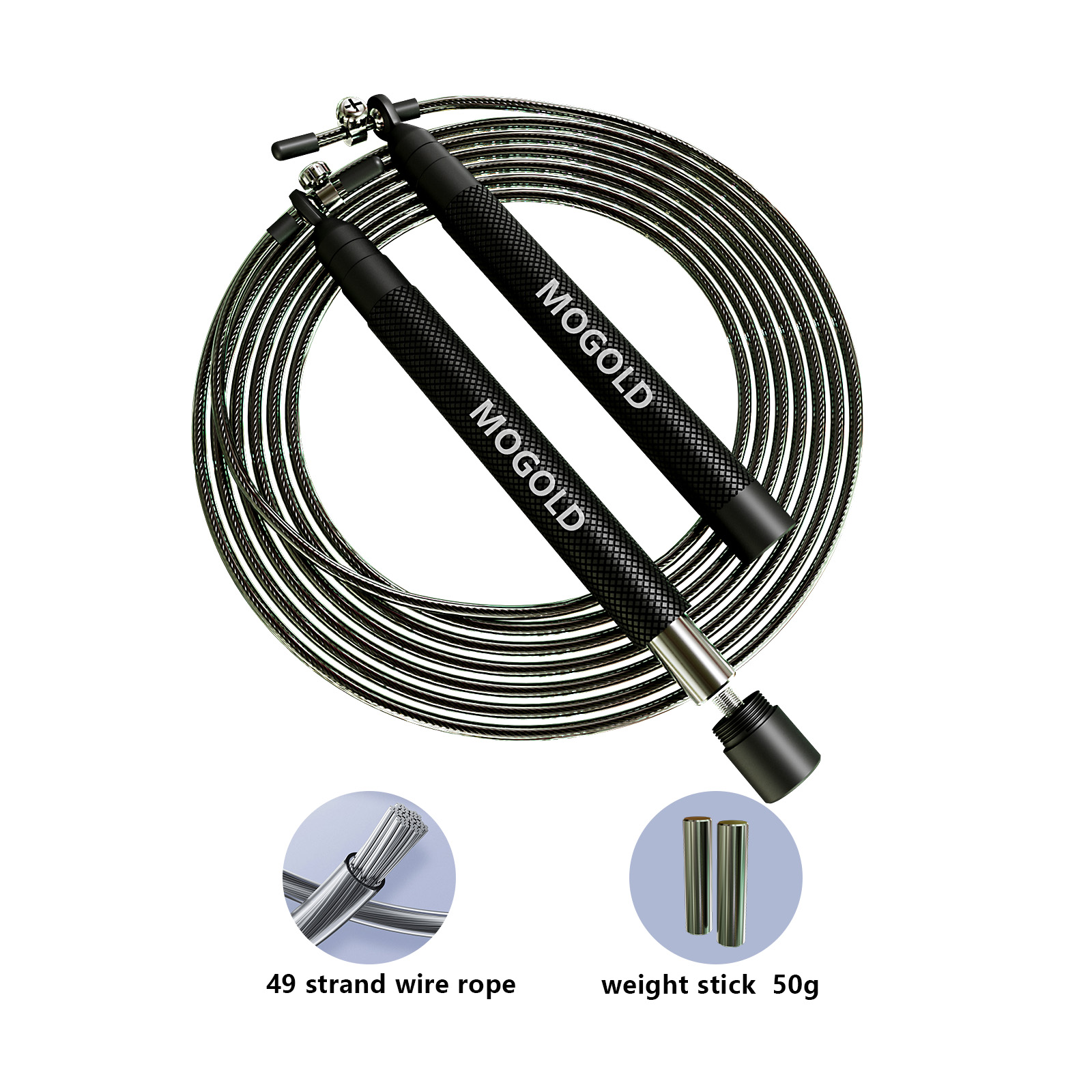 Crossfit Weighted Jump Rope Gy - Speed Skipping Rope recension och pris