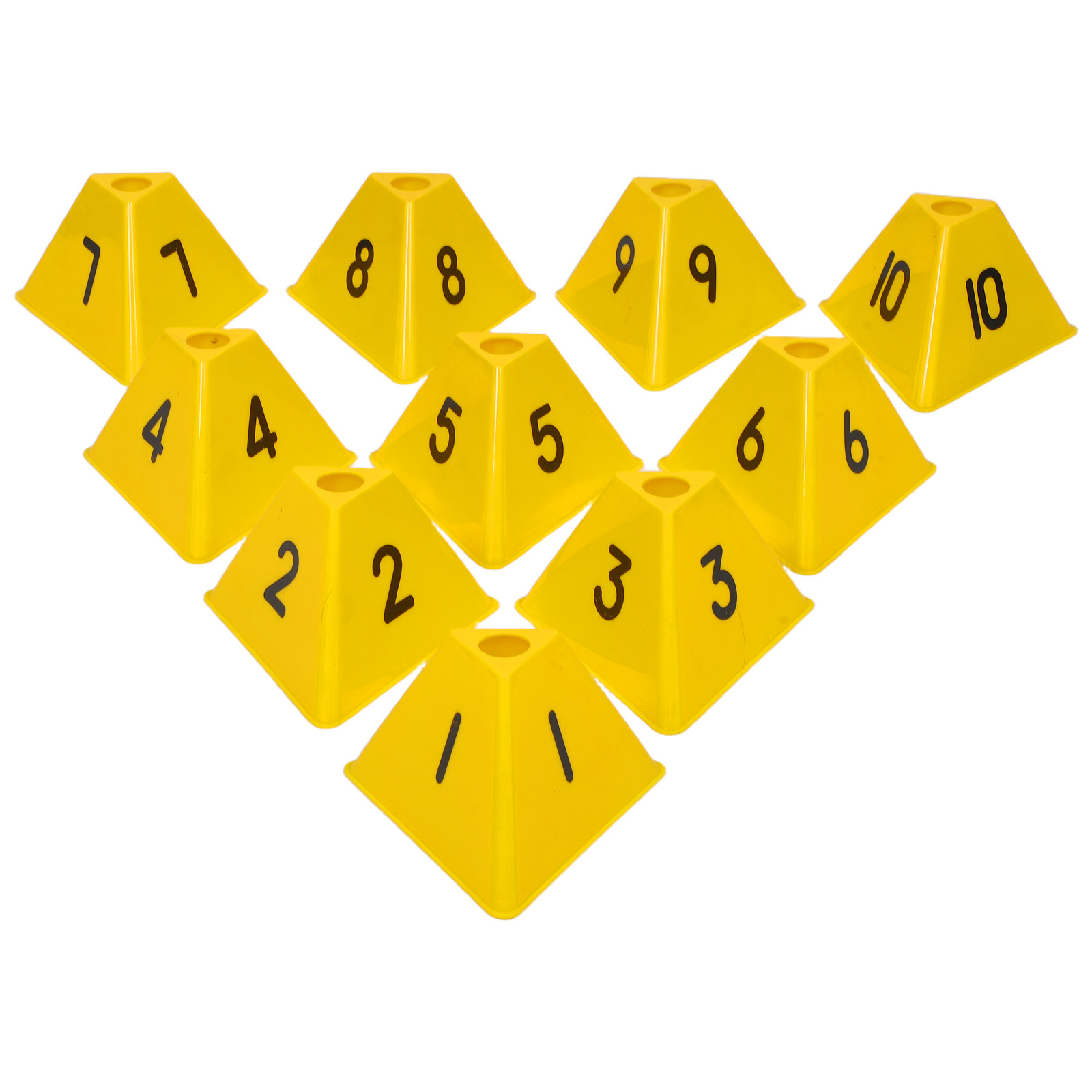 10Pcs Football Training Marker - Outdoor Sport Gear recension och pris